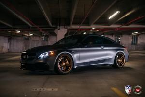 Mercedes-AMG C63 S Coupe on Vossen Wheels (CG-203) 2017 года